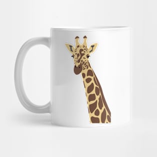 Vectorised image of a giraffe Mug